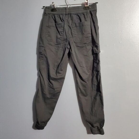 Justice Black Cargo Jogger Pants Girls Size 8 - Picture 4 of 7